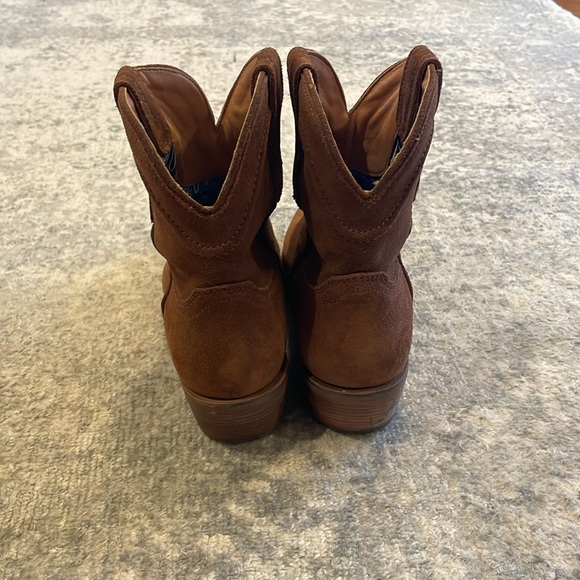 DINGO, TUMBLEWEED LEATHER BOOTIE, (whiskey) 10 - Picture 12 of 14